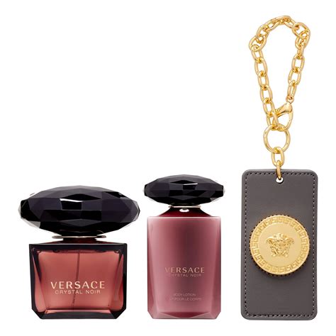 versace crystal noir gift set perfume shop|Versace Crystal Noir body lotion.